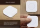 Умная кнопка Aqara Wireless Mini Switch HomeKit Mijia Gateway ZigBee WXKG11LM, WXKG12LM Белый Б/У - изображение 5