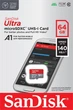 Карта пам'яті SanDisk microSD 64GB C10 UHS-I R140MB/s Ultra (647831) - зображення 3