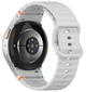 Силіконовий ремінець для Samsung Galaxy Watch 7/FE/6/5/4, Світло-сірий - изображение 3