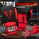 Боксерські рукавиці TITLE Boxing Guts and Glory Black/Red XL 16oz (бинти 4м. в комплекті) - изображение 3