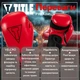 Боксерські рукавиці TITLE Boxing Vegan Gloves Red/Black 12 oz (капа в комплекті) - изображение 3