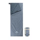 Спальник надлегкий Naturehike Ultralight LW180 NH21MSD09 лівий, (15°C), p-p M, сіро-синій - изображение 5