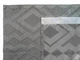 Штора жакардова Magic 150×270 см сіра з геометричною вишивкою для спальні та вітальні - зображення 5