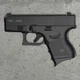 Стартовий пістолет Retay AZM R26 black (Glock 26) + патрони 25шт + кейс - изображение 2