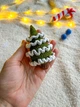 Новогодняя вязаная елочка 9 см – игрушка амигурумы для рождественского декора. - изображение 5