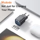 Зарядний пристрій 45W Mcdodo GaN Mini з 2 портами USB-C, підтримка швидкої зарядки (PD3.0, QC3.0, AFC) CH-1000 Чорний - зображення 7