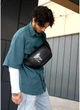 Большая мужская поясная сумка бананка из экокожи SAMBAG Черная (855038721) - изображение 7