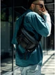 Большая мужская поясная сумка бананка из экокожи SAMBAG Черная (857038721) - изображение 9