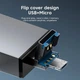 Кардрідер ELOUGH 7-в-1 Type-C / USB 2.0 / USB 3.0 / Micro USB / SD / TF / USB-флеш Сірий алюмінієвий 5 Гбіт - зображення 4