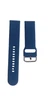 Ремешок для часов силиконовый 22 мм L-185 мм Navy Blue (3208) - изображение 1