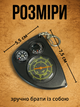 Компас курвиметр магнитный картографический для карт ориентирования чертежей черчения студентов школьников с термометром механический кульвиметр брелок измеритель дистанции прибор инструмент для определения расстояний Hechpro ТБcur2 - изображение 2