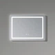 Зеркало Qtap Mideya 700х500 с LED подсветкой антизапотеванием сенсорное для ванной комнаты освещение (601121) - изображение 5