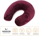 Подушка для путешествий MirSon №8222 Velvet Line 28-0002 Excalibur (2200006200208) - изображение 4