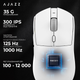 Мышь Ajazz AJ139 V2 MC Wireless/Bluetooth/USB White (AJ139-V2-MC-W) - изображение 9