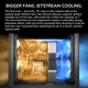 Корпус для ПК Cougar OmnyX RGB чорний ігровий акваріум Mid Tower ATX з 4 вентиляторами ARGB 160 мм - зображення 11