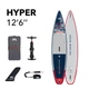 Надувная SUP доска сап борд 12.6 Aqua Marina HYPER BT-23HY02 - изображение 10