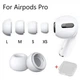 Амбушюры силиконовые для наушников AirPods Pro/AirPods Pro 2, 4 пары White + бокс для хранения - изображение 1