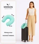 Подушка для путешествий MirSon №8762 Naturale Line 11-2208 Mint 100% Memory (2200006348474) - изображение 2