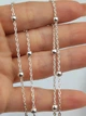 Серебряная цепочка 925 пробы с шариками 50 см (УБ-052ШКА 50) - изображение 4