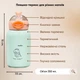 Термос - бутылка Baby Crocodile (м’ятно-рожевий) - изображение 2