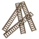 Накладки на планку Picatinny Rail Cover 4 шт Tan - изображение 7