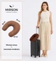 Подушка для путешествий MirSon №8740 Naturale Line 19-1217 Chocolate Perla 50% Memory (2200006348252) - изображение 2