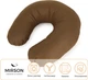 Подушка для путешествий MirSon №8740 Naturale Line 19-1217 Chocolate Perla 50% Memory (2200006348252) - изображение 4