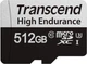 Карта пам'яті Transcend 512GB microSD w/adapter U1, High Endurance (170TB) (TS512GUSD350V) - зображення 1