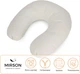 Подушка для путешествий MirSon №8754 Naturale Line 16-5703 Light Gray 100% Memory (2200006348399) - изображение 4