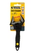 Ключ разводной MASTERTOOL 150 мм 0-35 мм тонкие губки CrV рукоятка с TPR накладкой 76-0321 - изображение 5