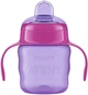 Kubek niekapek Philips AVENT z ustnikiem i uchwytami 6m+ 200 ml Fioletowy SCF551/03 (8710103854364) - obraz 1