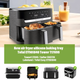 Силиконовые формы 5.2+3.1л для двойного аэрогриля Tefal Ey901840 - изображение 5