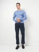 Джемпер мужской H&M 0564358_г S Голубой (2000001637975) - изображение 3