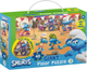 Пазл DoDo Великий на підлогу The Smurfs Музика грає 40 елементів (4823115911186) - зображення 1
