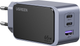 Мережевий зарядний пристрій Ugreen X553 Nexode S USB-A+2xUSB-C 65W GaN Tech Fast Charger Space Gray (6941876230426) - зображення 1