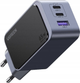 Мережевий зарядний пристрій Ugreen X553 Nexode S USB-A+2xUSB-C 65W GaN Tech Fast Charger Space Gray (6941876230426) - зображення 2