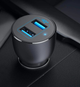 Автомобільний зарядний пристрій Anker PowerDrive III 36W 2xUSB Black (194644085926) - зображення 6