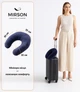 Подушка для подорожей MirSon №8805 Velvet Line 28-0006 Navy blue Полістирол (2200006348900) - зображення 2