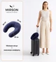 Подушка для путешествий MirSon №8751 Velvet Line 28-0006 Navy blue 50% Memory (2200006348368) - изображение 2