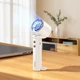 Портативний міні вентилятор Hoco HX61 Exquisite Handheld Folding Fan White - изображение 7