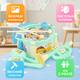 Набор музыкальных инструментов ToyCloud 6 предметов, барабан, труба, маракасы 890-27 - изображение 2