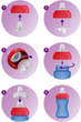 Kubek niekapek Philips AVENT z miękkim ustnikiem 9m+ 300 ml Fioletowy SCF802/01 (8710103826316) - obraz 3