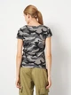 Футболка хлопковая женская Sol's Camo Women 01187521 S Серый камуфляж (3660731316275) - изображение 2
