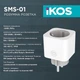 Розумна Wi-Fi розетка з таймером IKOS SMS-01 голосове керування White (0009-CSS) - зображення 2