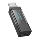 Перехідник BOROFONE BV25 USB-C to USB-C 100W для передачі даних швидка зарядка Чорний - изображение 1