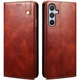 Чехол-книжка с кармашками UniCase Leather Wallet для Samsung Galaxy S25 FE (S731) - Brown - изображение 1