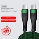 Кабель XON SmartCable Type-C - Type-C PD 100W 2м MaxCharge (SC302C1W2G 3343) Зеленый - изображение 5