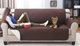 Покрывало накидка на диван Couch Coat двусторонний, коричневый - изображение 2