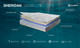 Ортопедический беспружинный матрас Olimpia Sheridan 180х200 см, пена Crystal Gel Memory Foam, разносторонняя жесткость - изображение 2