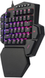 Klawiatura przewodowa Redragon K585 DITI One-Handed RGB Black (6950376774385) - obraz 3